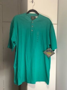 Short Sleeve Henley Shirt - Men's